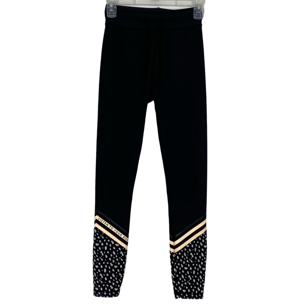 Sarah’s Day x White Fox Active Leggings Womens Size Small SD X WFA Tights Black